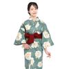 Linen Yukata for Ryokan Plus Suitable for Business and Hot Springs Size S [Fuuka] Women's (Single Piece) Style, Size, Use, Sleepwear, (Peony Poem),