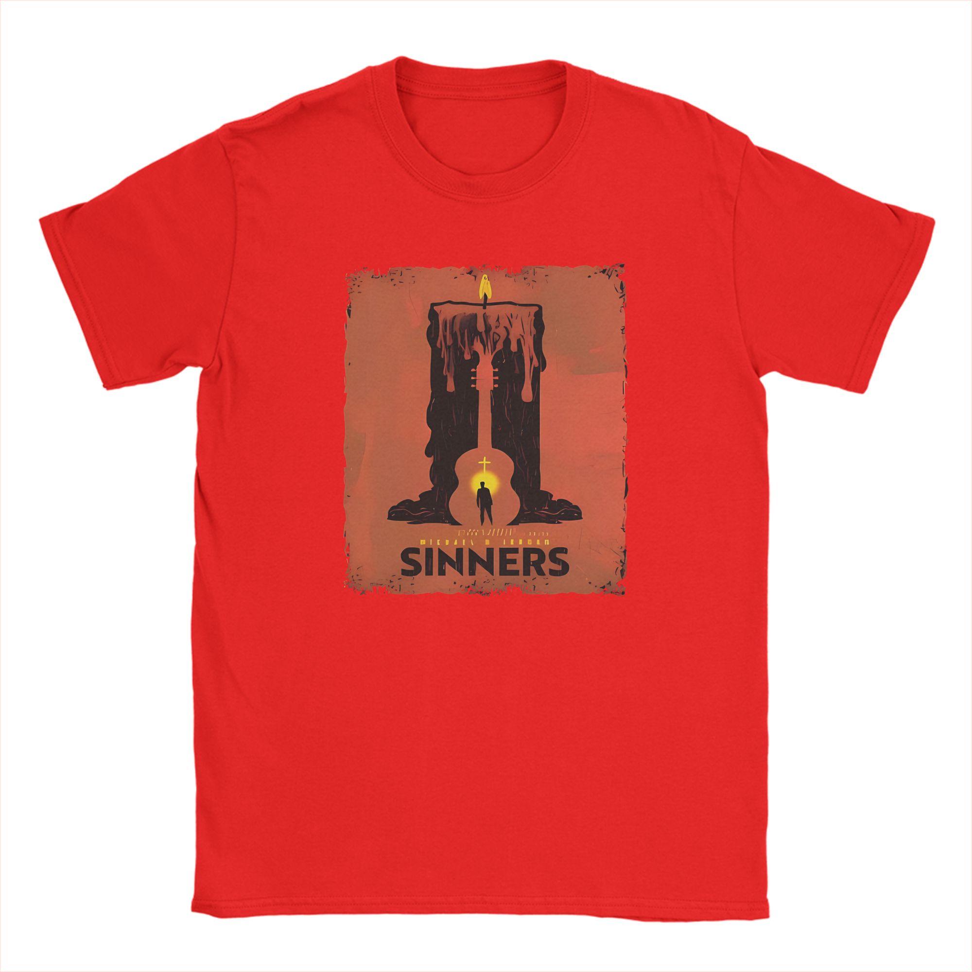 

Sinners T Shirt Summer Y2K Basic TShirts Cotton Harajuku Tee Shirt For Unisexs ShortSleeve Casual Tops S