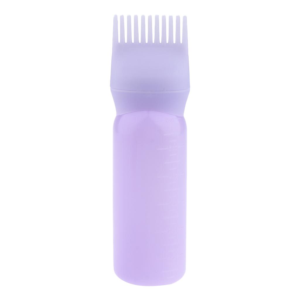 Salon Hair Color Bottle Applicator with Dispenser Comb Easy Dyeing Brush for All Hair Types and Professional Use