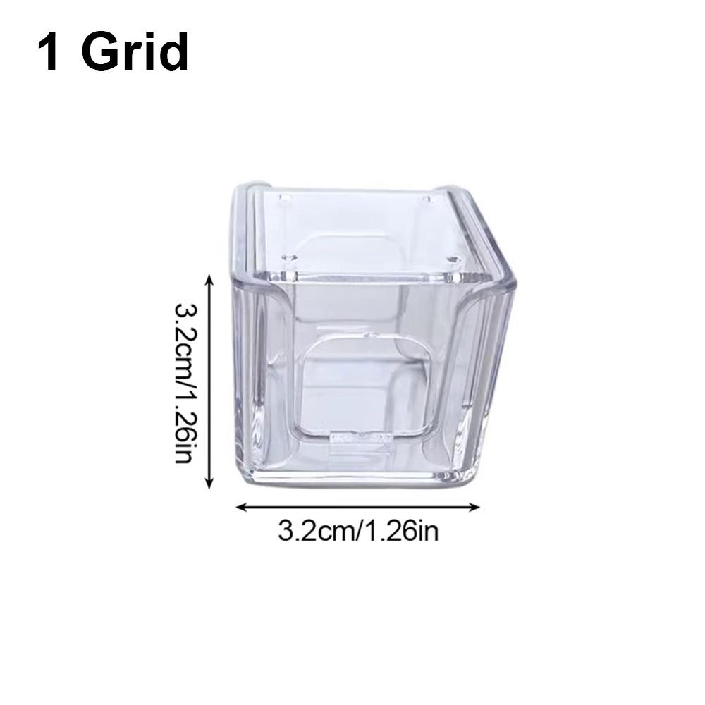 

1Pcs Moistureproof Chalk Box Plastic Cube Storage Holder New Acrylic Box Snooker Pool 1 Grid