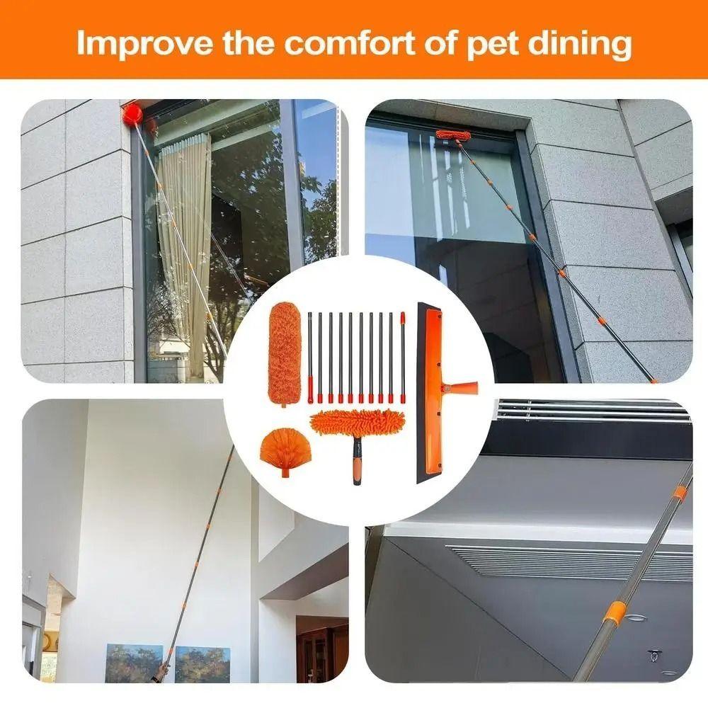 11 Style Combinations Dust Brush Set Window Washing Kit High-rise Homes, Ceilings, Corner Cobwebs,