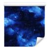 Watercolor Galaxy Wallpaper Navy Blue, Mountain Blue 50x1000
