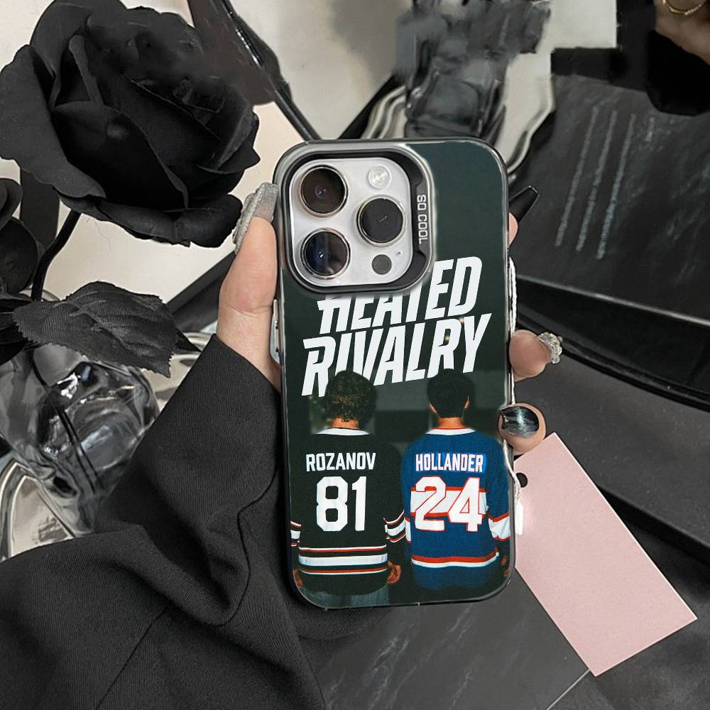 P-Heated-Rivalry Storrie Phone Case For iPhone17, 16,15,14,13,12 Pro Max Black Candy Matte Shockproof Cover