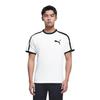 Puma Ringer T7 Crew Neck Short Sleeve T-Shirt Men tops 639191-02
