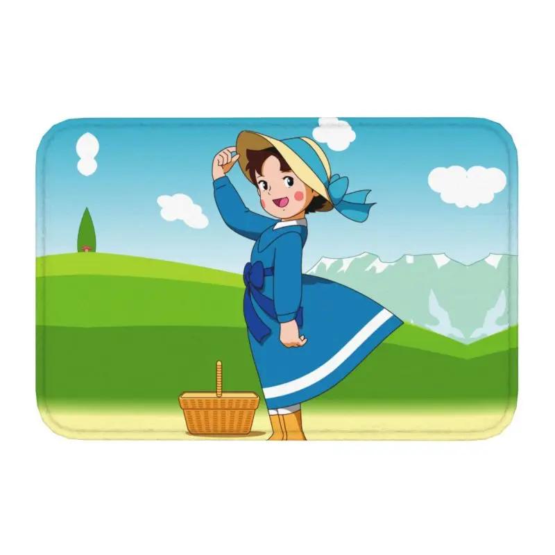 Custom Heidi Peter And Grandpa Doormat Anti-Slip Entrance Bathroom Kitchen Floor Door Mats Garage Rug Carpet Footpad