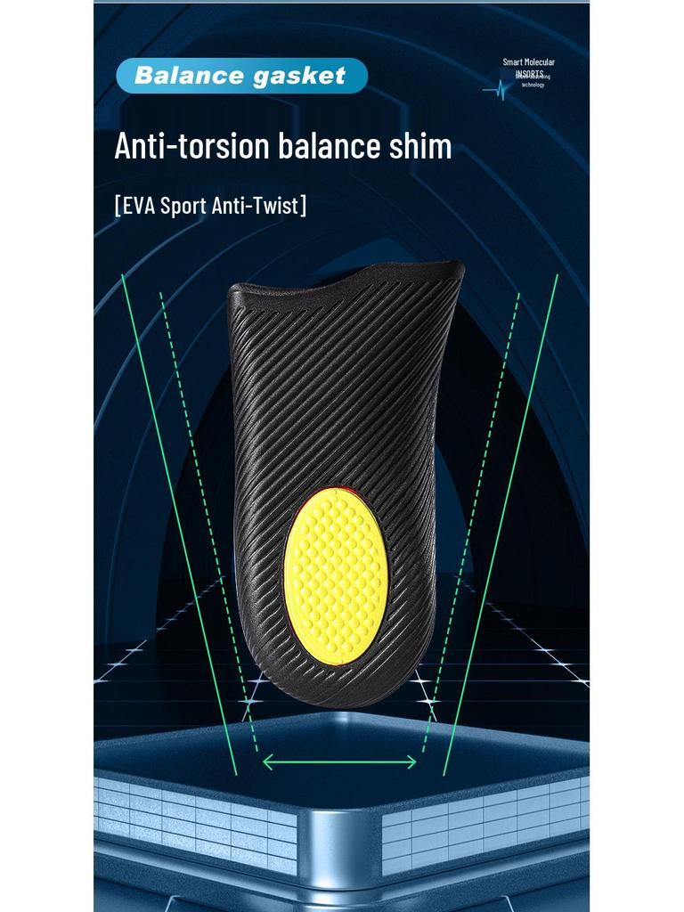 Flat Foot Orthotic Insoles with Arch Support for Shock Absorption in Sports