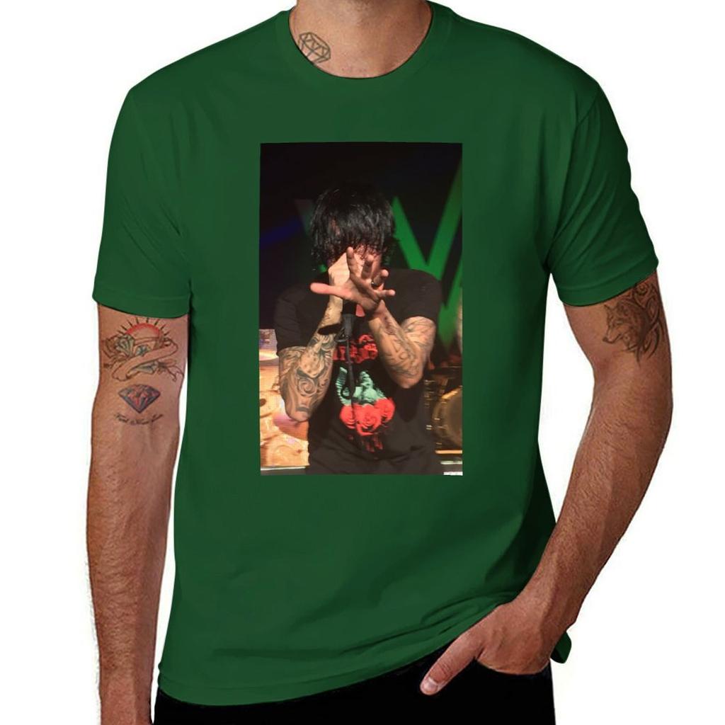 Kellin Quinn Tshirt Summer Tops Anime Clothes T Shirts for Men Cotton