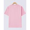 Europäische Größen Niedliches Kurzarm-T-Shirt für Mädchen, BFF Forever Vintage Pastell Herz, Weich und Süß, für Frühling/Sommer, Freundschaftsthema
