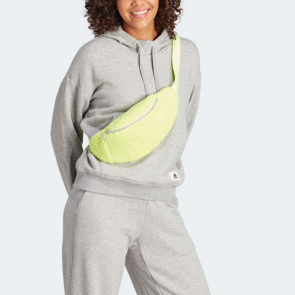Adidas Solid Color Sports Casual Hoodie Women Hoodies Medium-Heather-Gray IU3176