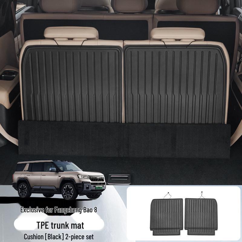 Leopard 5 & 8 TPE Trunk Mat: Waterproof, Full-Coverage Interior Protection by Peihui