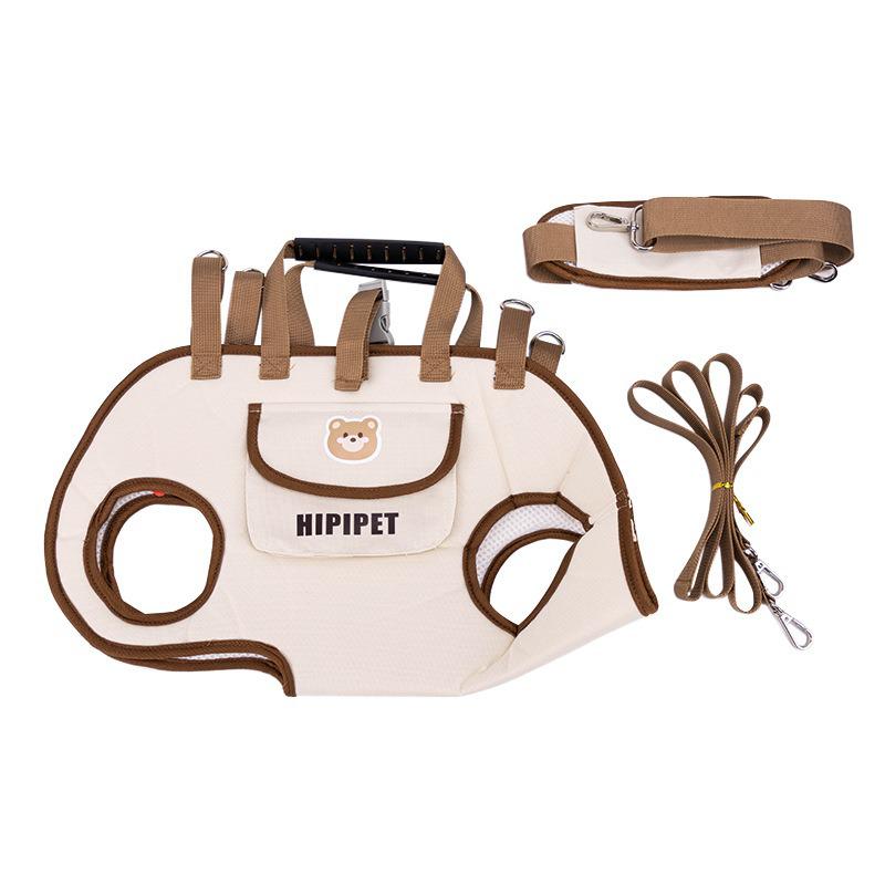 Breathable Outdoor Backpack with Leash for Small and Medium Dogs