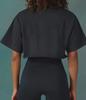 Europäische & Amerikanische 2025 Damen Outdoor Laufen Locker Sitzende Kurzarm Fitness Tops