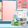 Kunst- und Skizzenkollektion für Kinder: 2 Fotoalben, Aufbewahrung für Zeichnungen, Klammern für Papier/Poster, 3 Malbücher