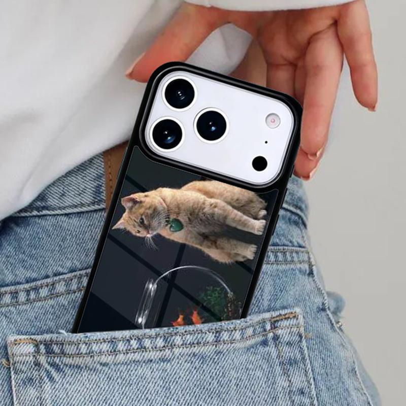 Cat And Goldfish Phone Case for iPhone 16e 15 14 13 12 17 Pro Max Plus Air 17pro Cover Coque