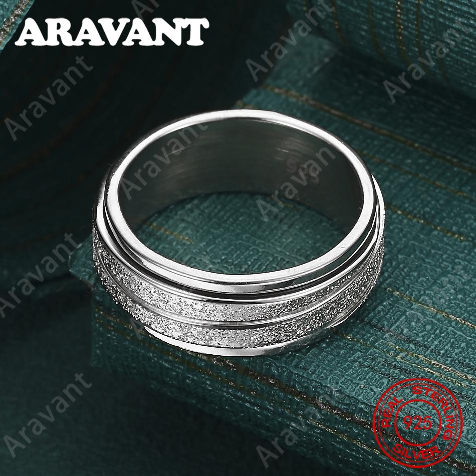CopperFrosted Rotating Ring (7-10#) - Everyday Accessory For Women, Simple And Elegant Jewelry