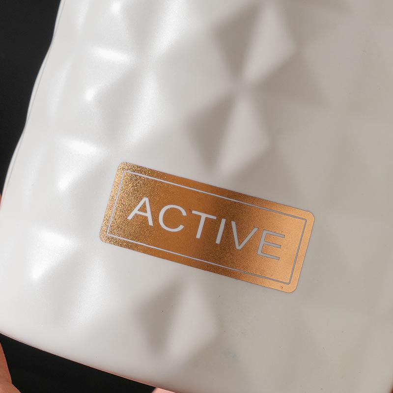 Diamond Shaped Mirror Cup with Lid Ins Style Ceramic Cup Set Office Cup Creative Personality Mug Souvenir Gift Cup