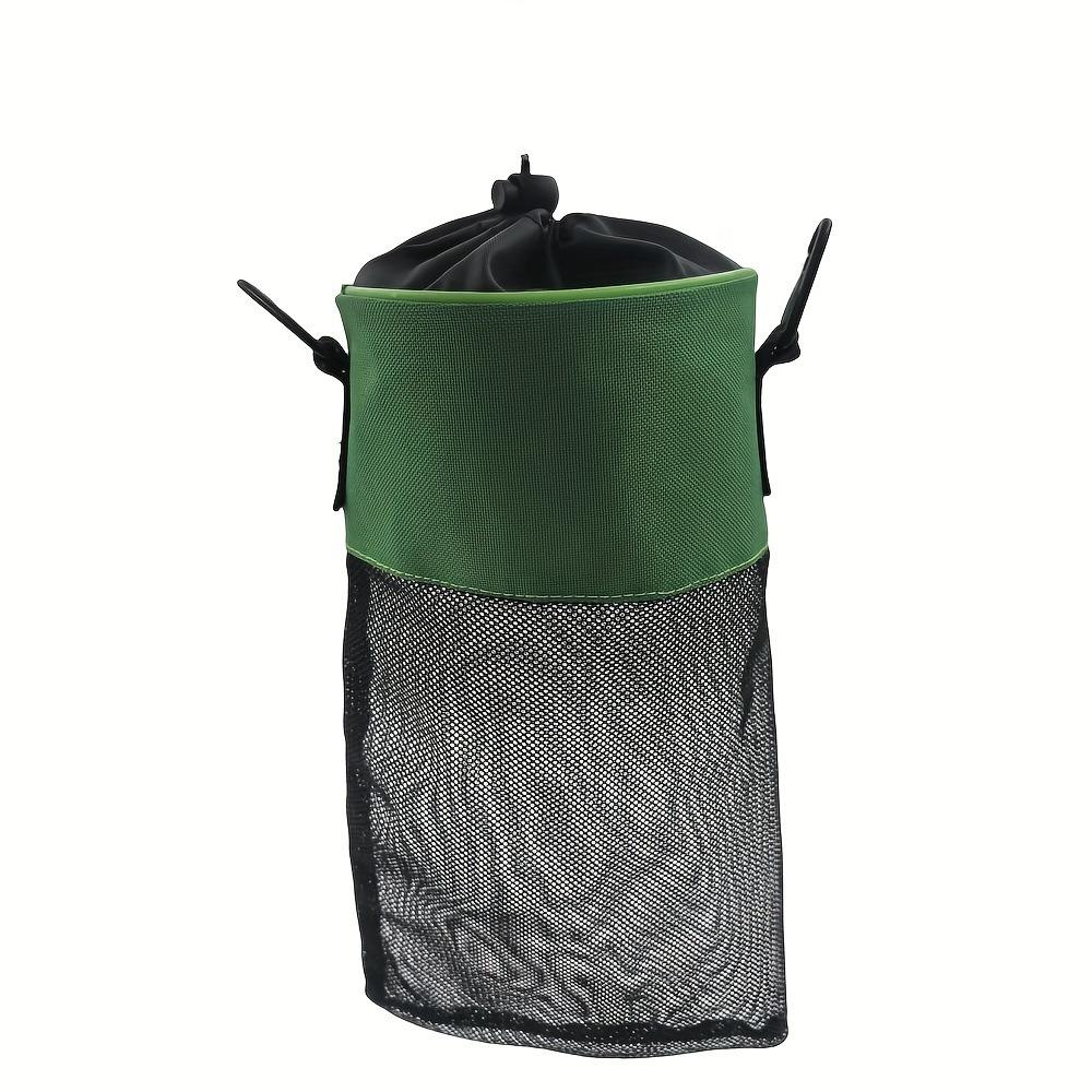 

Lightweight Compact Beach Bag Drawstring Closure Swimming Shoulder Bag Clothes Pins Storage Green