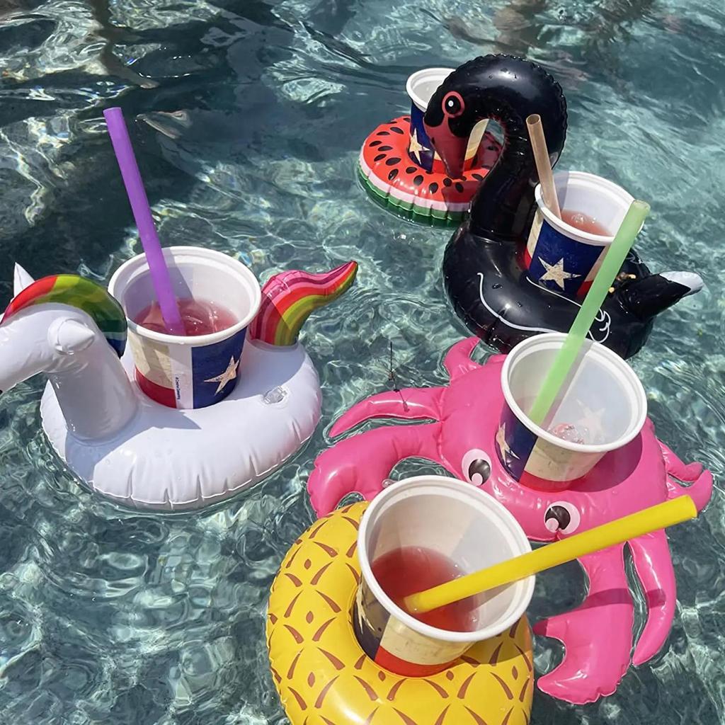 Inflatable Drink Holder, Pack of 15 Holders