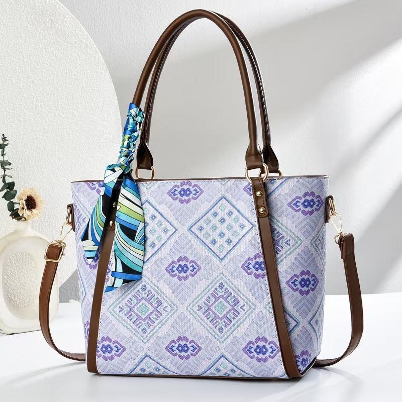 Women Top-Handle Bags Unique Design Print Surface Handbag Large Capacity Female Tote Sac Fashion Lady Shoulder Crossbody Bag