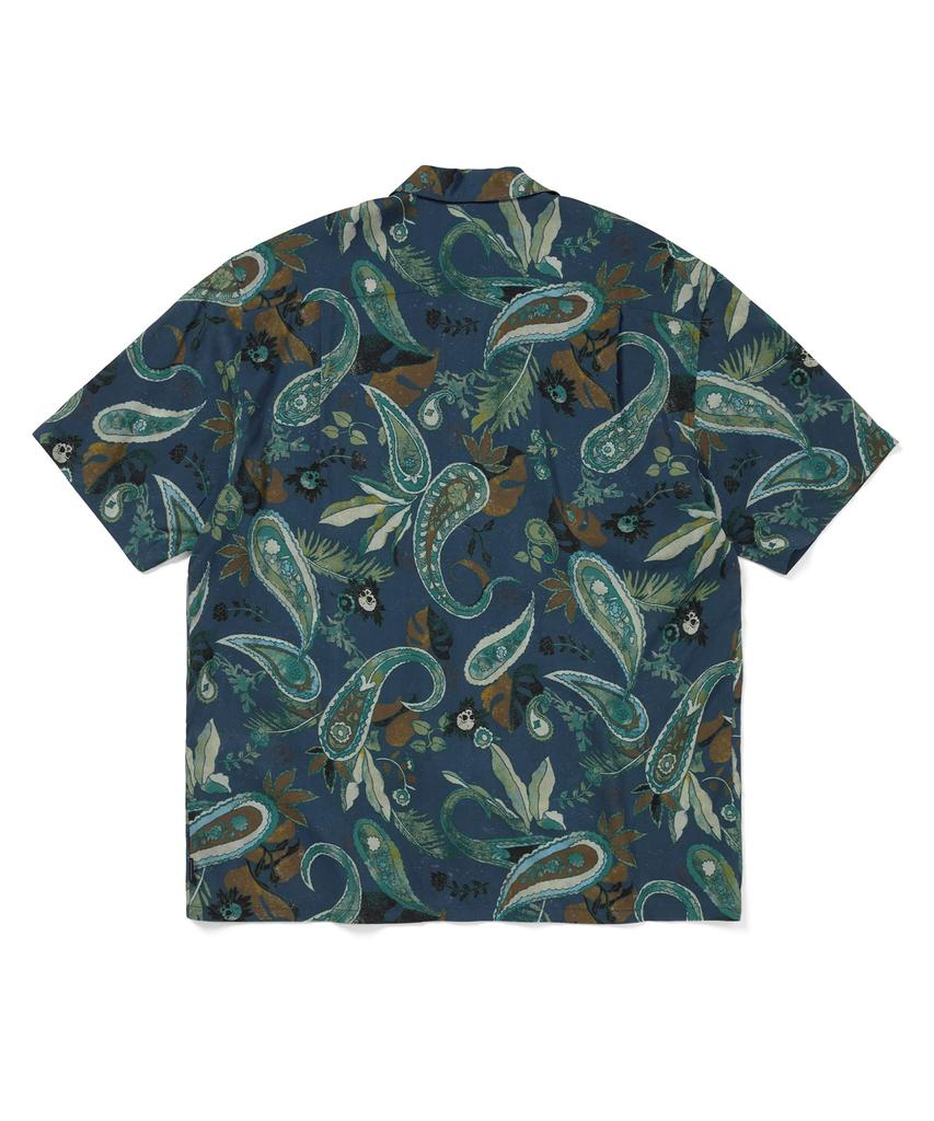 THISISNEVERTHAT Weird Paisley S/S Shirt Navy