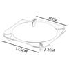 Anti-Slip Mini Desktop Computer Holder For Mac Mini M4 2024 Transparent Cooling Pc Stand Bracket Base