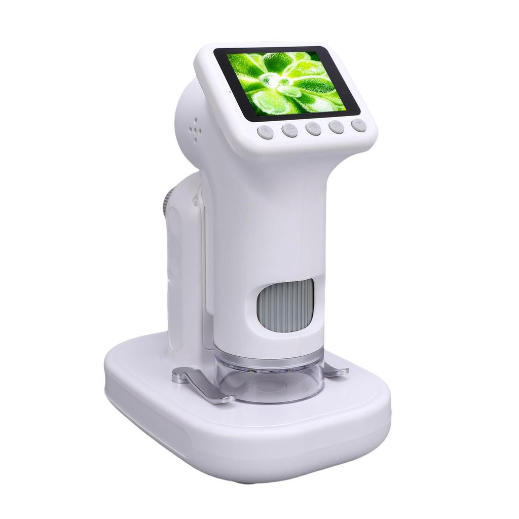 Kids Microscope 1600X Pocket Portable Mini Handheld Digital 1080P HD 2in Screen Rechargeable Student Edu Science Toy