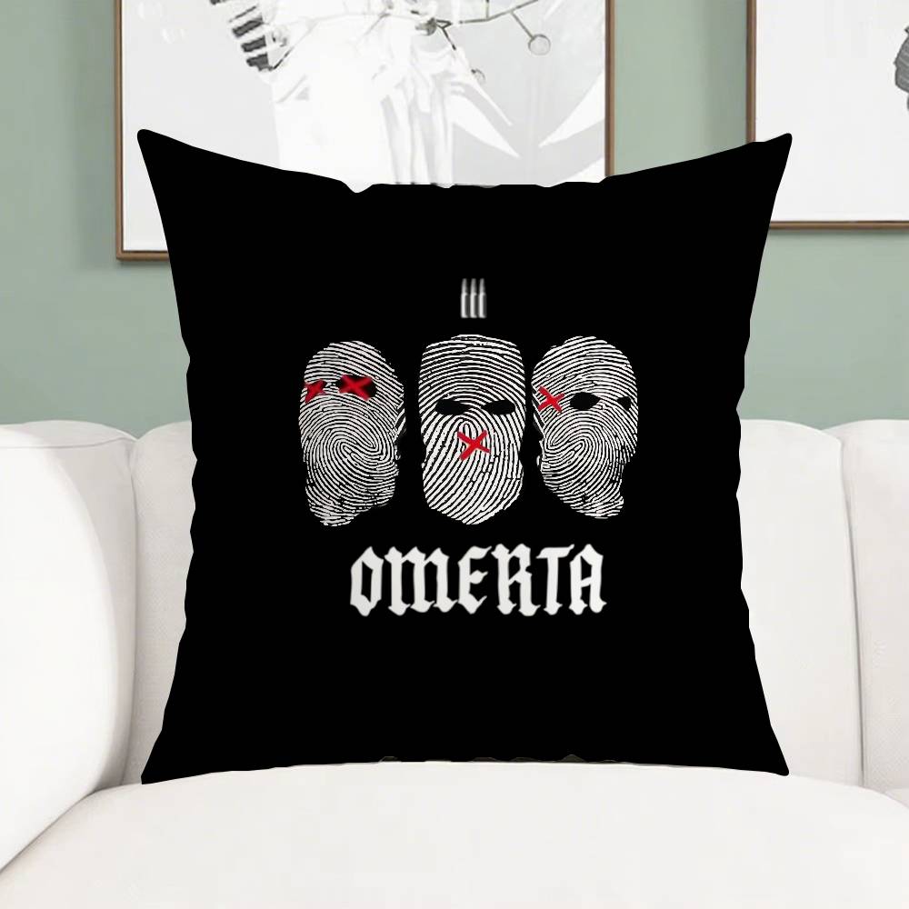 Omerta Maes Cool Pillow Case Cushion Cover Soft Cute Throw Pillow Case For Car Sofa Pillowcase Polyester With