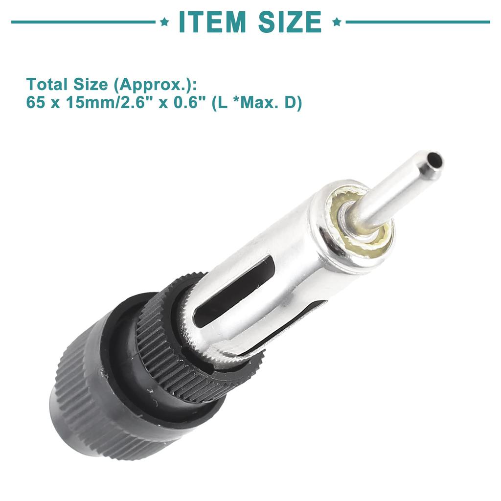 ACROPIX Stereo Radio Aerial Antenna Connector Coaxial DIN Adapter Universal