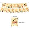 Ramen Party Decorations Japanese Noodles Birthday Decorations Includes Ramen Happy Birthday Banner Cupcake Toppers Cake Topper Spirals Balloons for