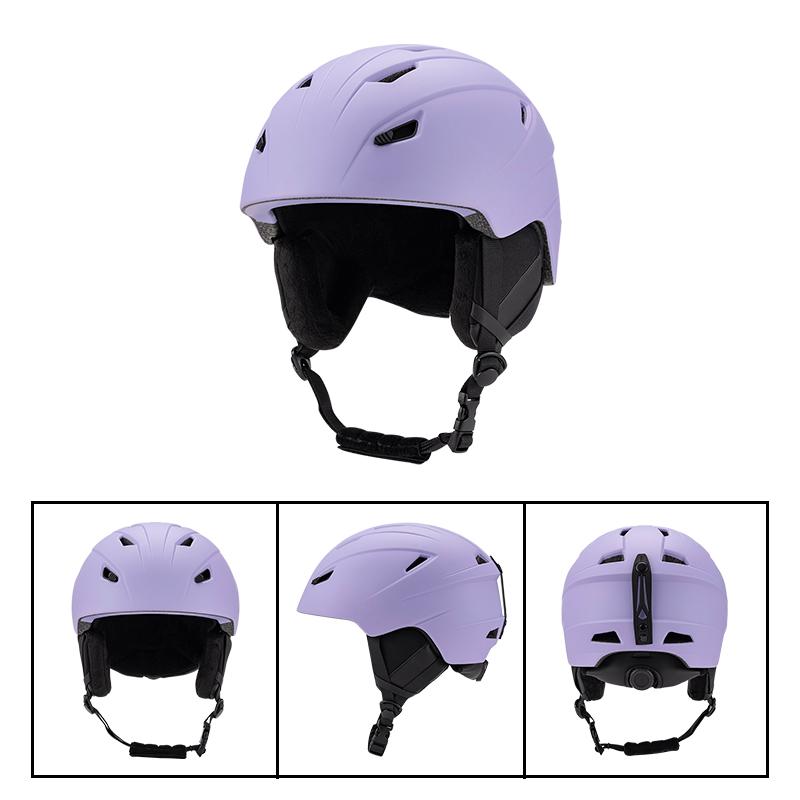 High Quality Dual Sport Winter Ski and Snowboard Helmet ABS+PC Material Middle Covered Customized for Unisex Use