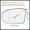 for Mercedes-Benz C230 C240 C280 C32 for AMG C320 C350 C55 for AMG Driver Left Side LH Rearview Heated Mirror Glass