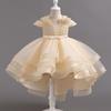Girls' Summer Birthday Mesh Princess Dress - Formal Puffy Performance Costume