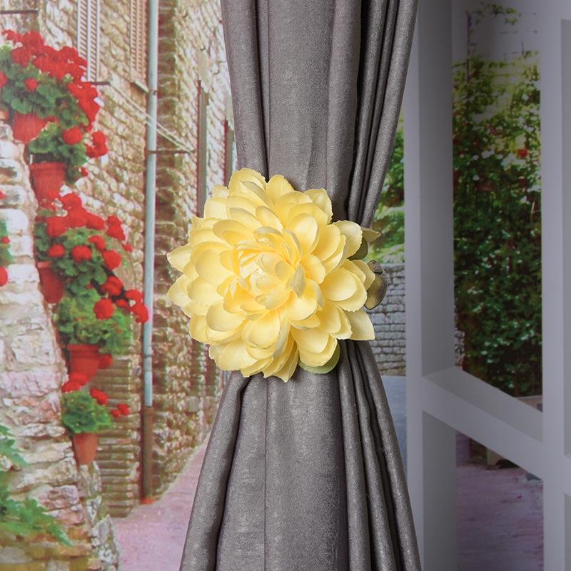 Modern Simple Flower Curtain Tiebacks – Window Decoration Accessories
