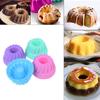 12 Teile/satz Backen Jelly Mould Silikon Pudding Cupcake Muffin Donut Form