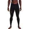 Under Armour Solid Color Compression Fitness Pants Men Bottoms Black 1370315-001