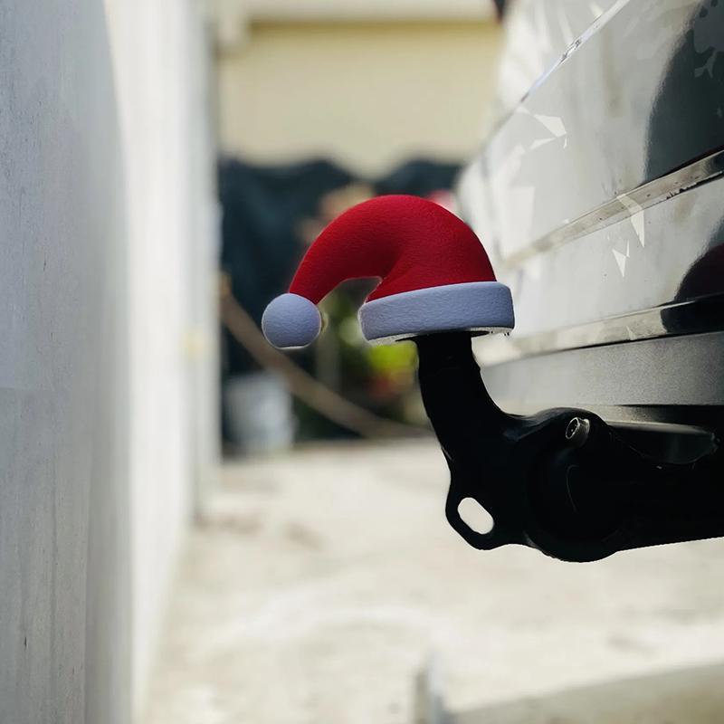 Vánoční čepice Kryt koule tažného zařízení Kryt tažné spojky 3D tištěný Zabraňte rezivění trubky přijímače Vánoční dárek