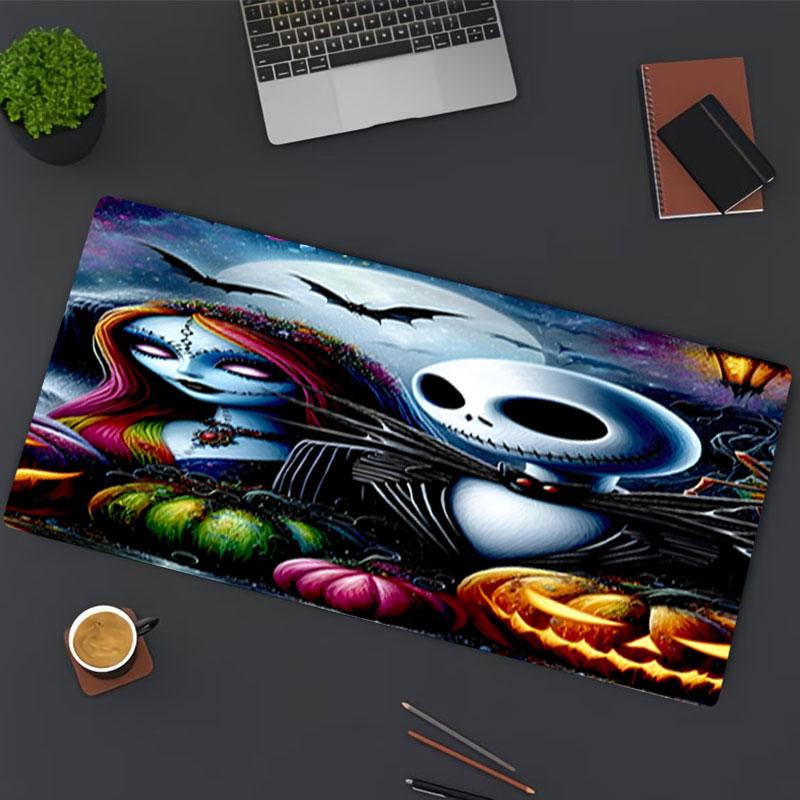 The Nightmare Before Christmas Print Mouse Pad, for Keyboard Pad Laptop PC Mat for Office Home Use, Desk Decor, Perfect Birthday Gift for Gamers