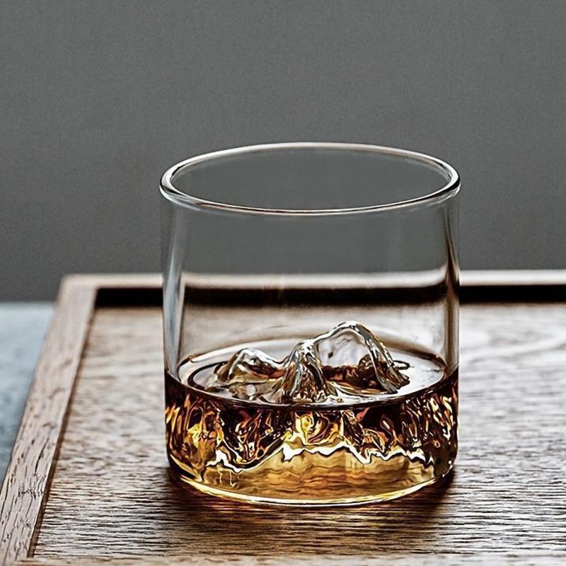 

Creative Mountain Decoration Glass Cup Drinking Cup