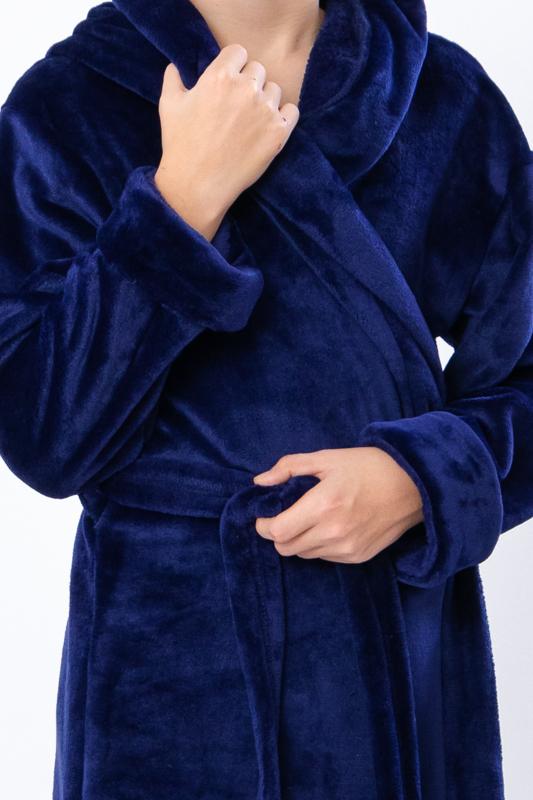 Boys’ Wrap Robe – Plush Fabric & Free Movement Fit, Demi-season 6390-034-4 HC