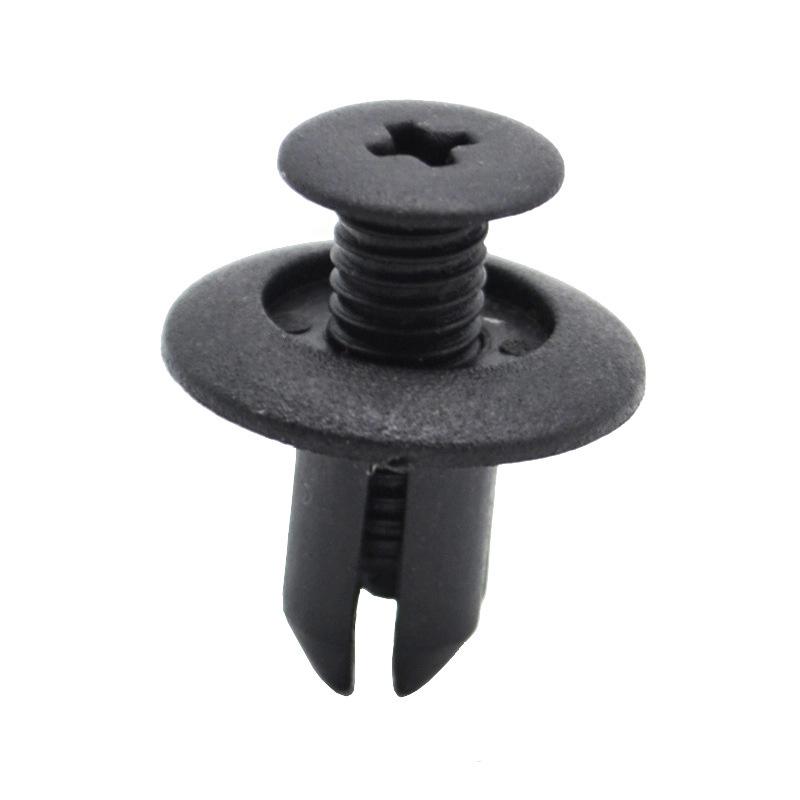 100Pcs 8mm Auto Fastener Clip Plastic Clips Remove Retain Rivets For Cars Fasten Bumper Door Trim Fitting Disassembly Car Tool