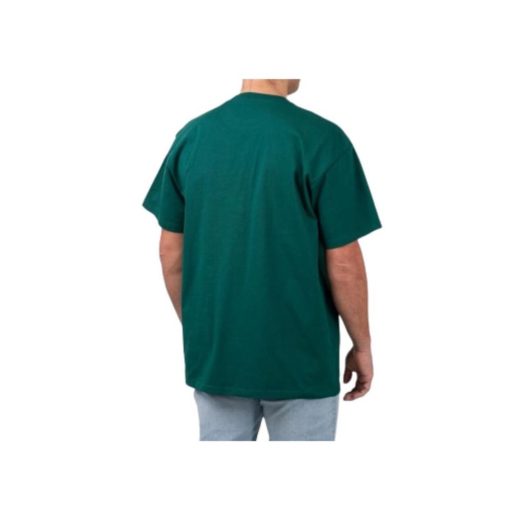 Carhartt WIP Einfarbiges Rundhals-Kurzarm-T-Shirt Herren Oberteile Dunkelgrün I026391-1YW-XX