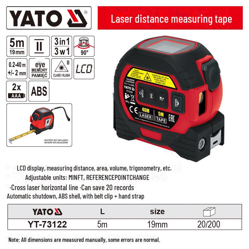 

Инфракрасный лазерный дальномер YATO 5 м