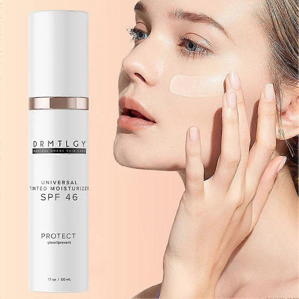 50ml DRMTLGY Crema Solare Viso Anti-Età All-In 1 SPF46
