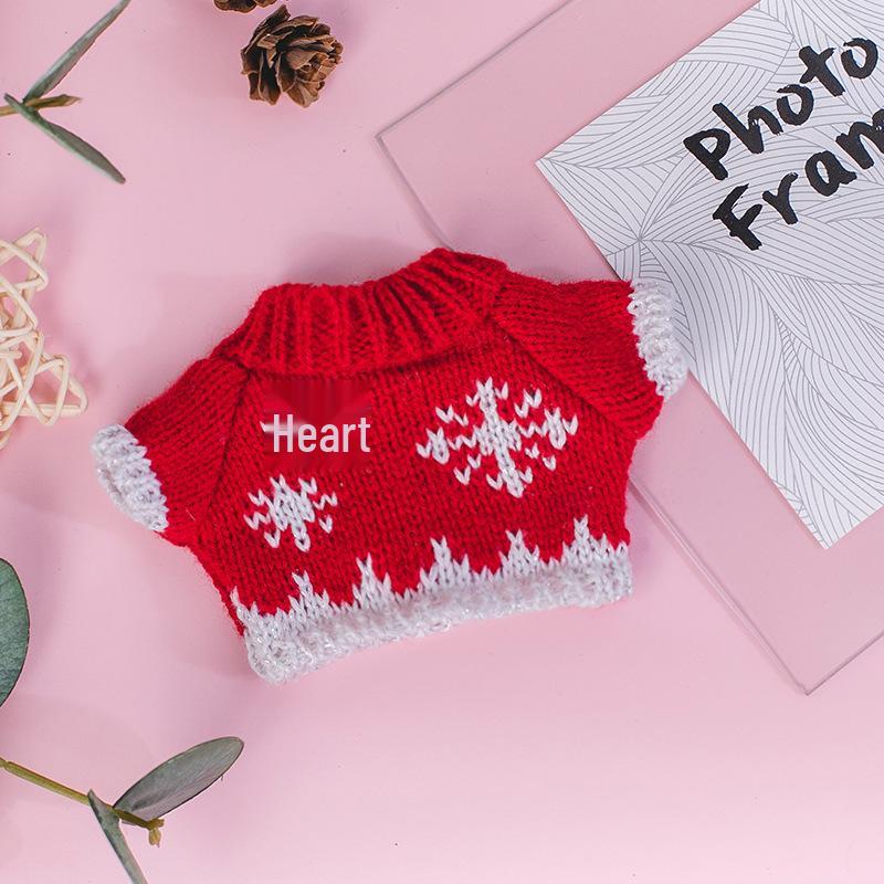 20cm Sternpuppe Plüschtier mit Wechselkleidung - Weihnachtsausgabe