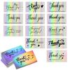 50-Pk Holographic Laser Thank You Cards - Blank Decorative Gift Cards