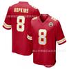 Mens Kansas City Football Jersey 8 DeAndre Hopkins White Sports Uniform All
