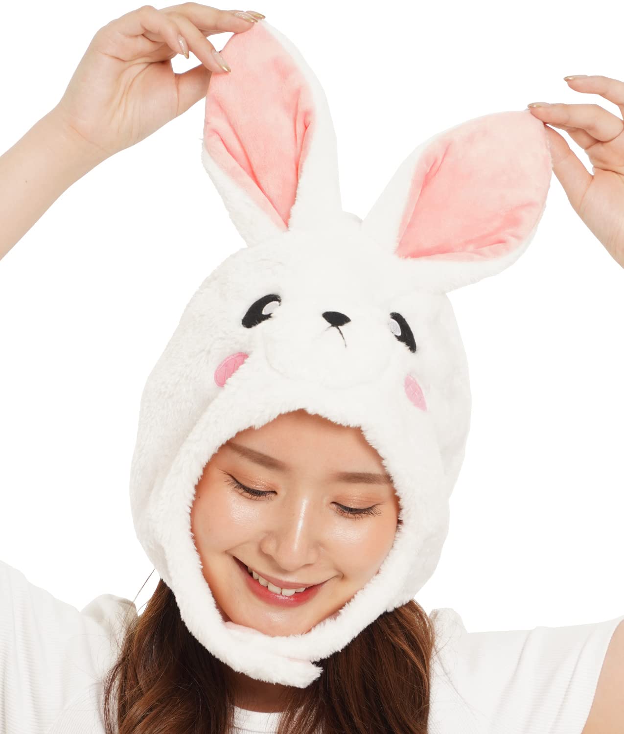 

SAZAC White Rabbit Costume Cap, 2023 Zodiac Sign