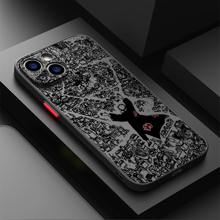 

Matte Phone Cover Case for iPhone 14 12 11 X 15 Plus 13 Mini 16 Pro Max XR Cool Anime Characters iPhone 14 Plus