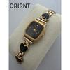 Used Working Item ORIENT Ladies Watch Quartz Heart Motif New Battery