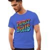 Protect The Dolls Print Tshirts For Men Summer Fashion Casual Tee Shirts Short Sleeve Round Collar Men Tops Streetwear Tops